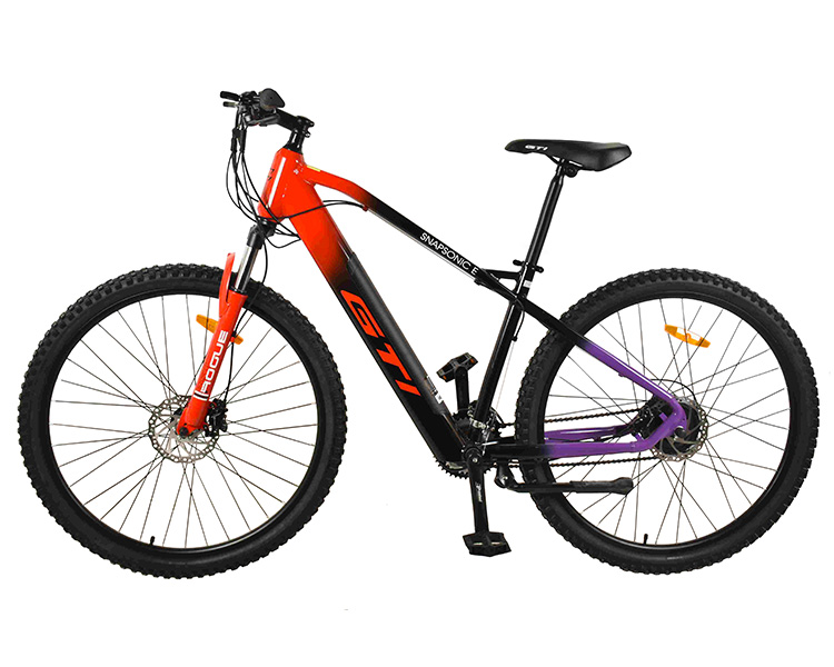 Electric Mountain Bike GTI ETurbo Ebike ECitybike 36V 250W Black & Red Buy Online