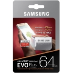 Samsung 64GB EVO Plus Micro SD (SDXC) Card 100MB/s R, 90MB/s W