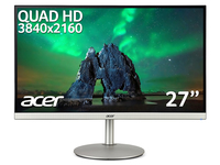 Acer CB2 CB282Ksmiiprx 28 inch UHD Monitor (IPS Panel, FreeSync, 60Hz, 4ms, HDR 10, Height Adjustable Stand, DP, HDMI, Silver/Black)