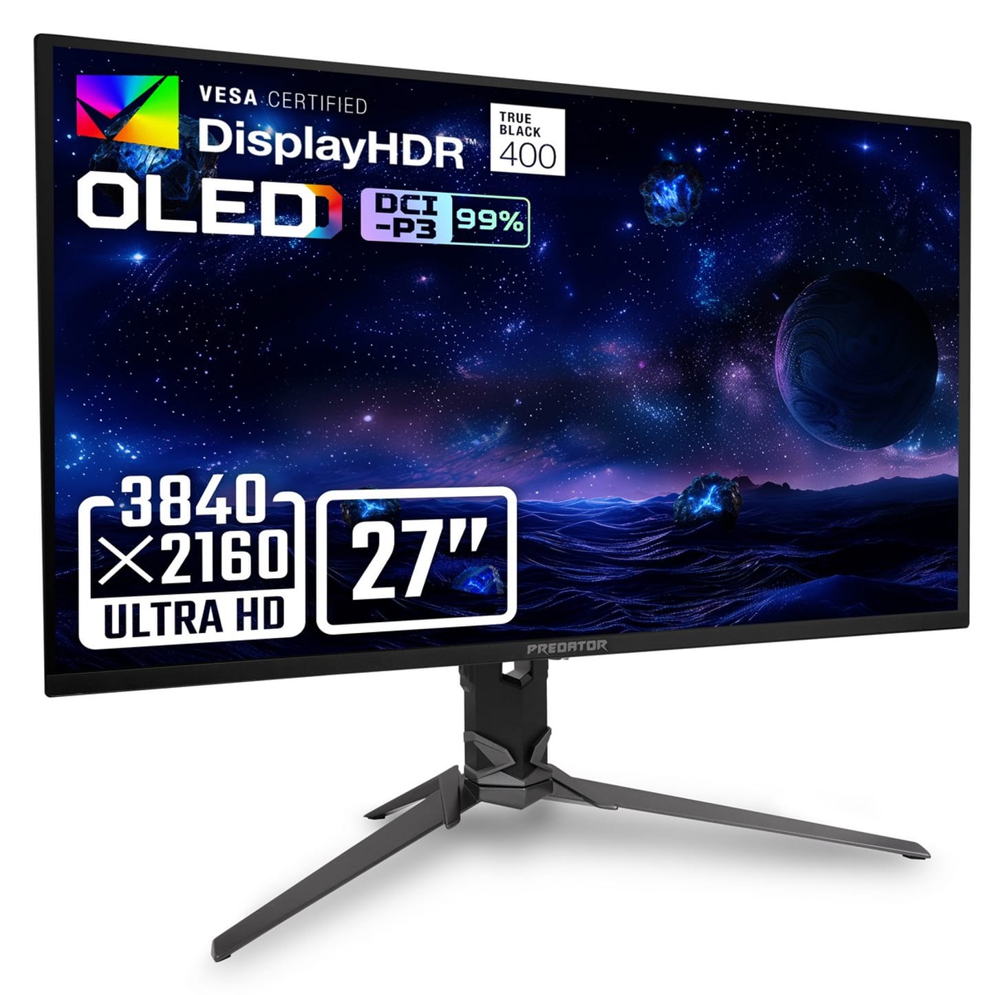 Acer Predator X27 X1 27” 3840x2160 QD OLED 500Hz 0.03ms FreeSync Widescreen Gaming Monitor