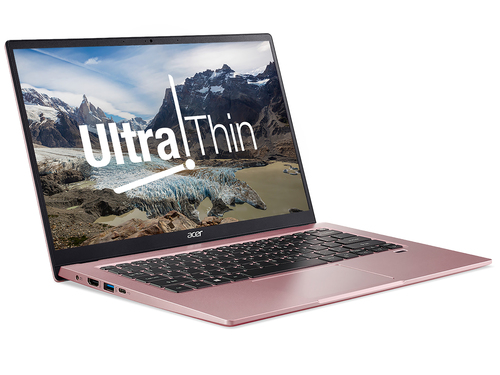 Acer Swift 1 SF114-33 14 inch Laptop - (Intel Pentium N6000, 4GB, 256GB SSD, Full HD Display, Windows 10 in S Mode, Pink)