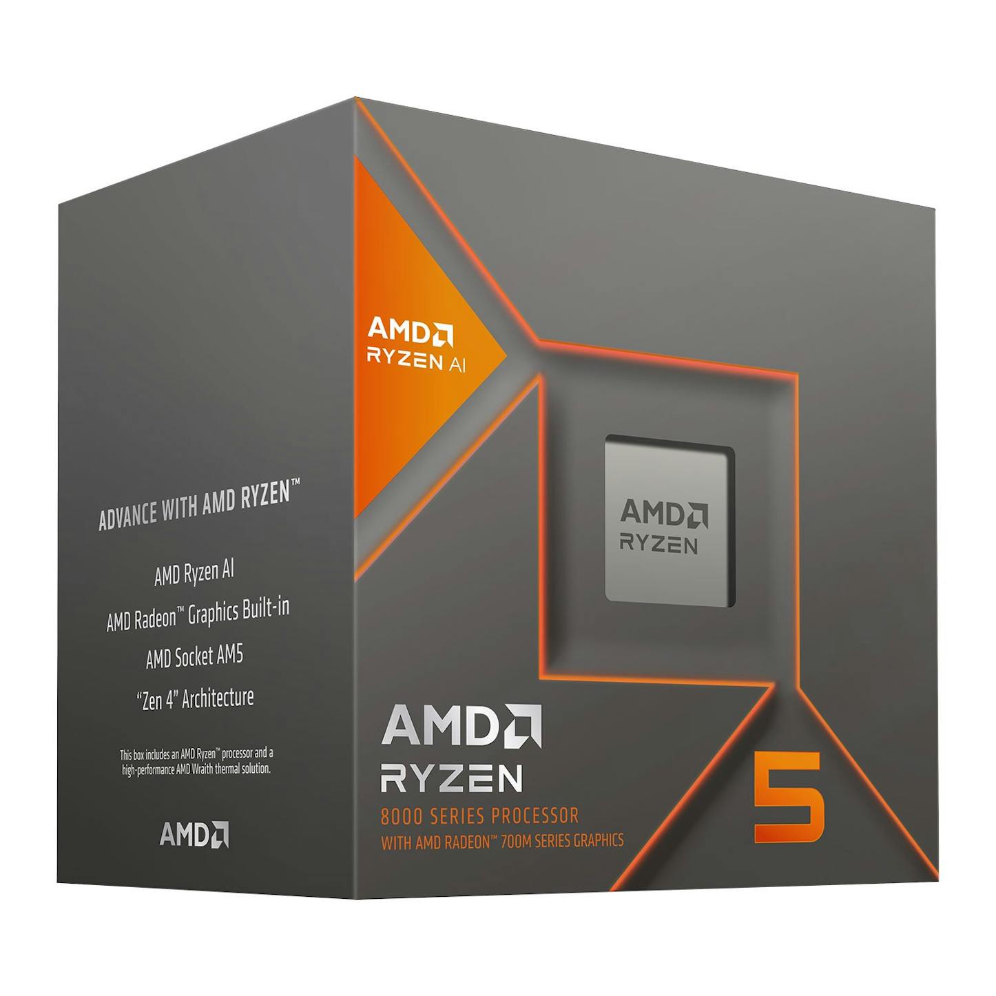 AMD Ryzen 5 8600G Six Core 4.3GHz (Socket AM5) APU with Radeon 760M Graphics