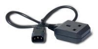APC C14/BS1363 0.6m Black C14 coupler
