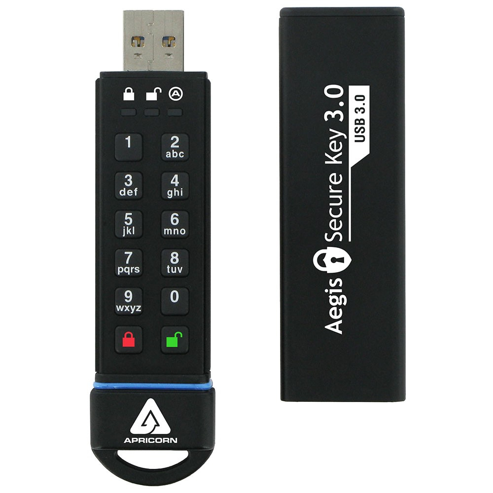 Apricorn Aegis Secure Key 3.0 USB flash drive 120 GB USB Type-A 35 Black