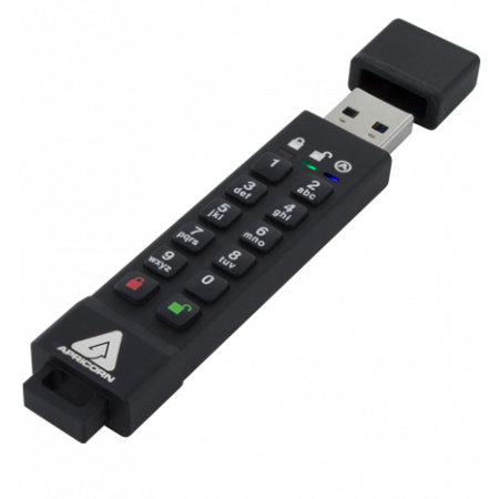Apricorn Aegis Secure Key 3z USB flash drive 128 GB USB Type-A 35 Black