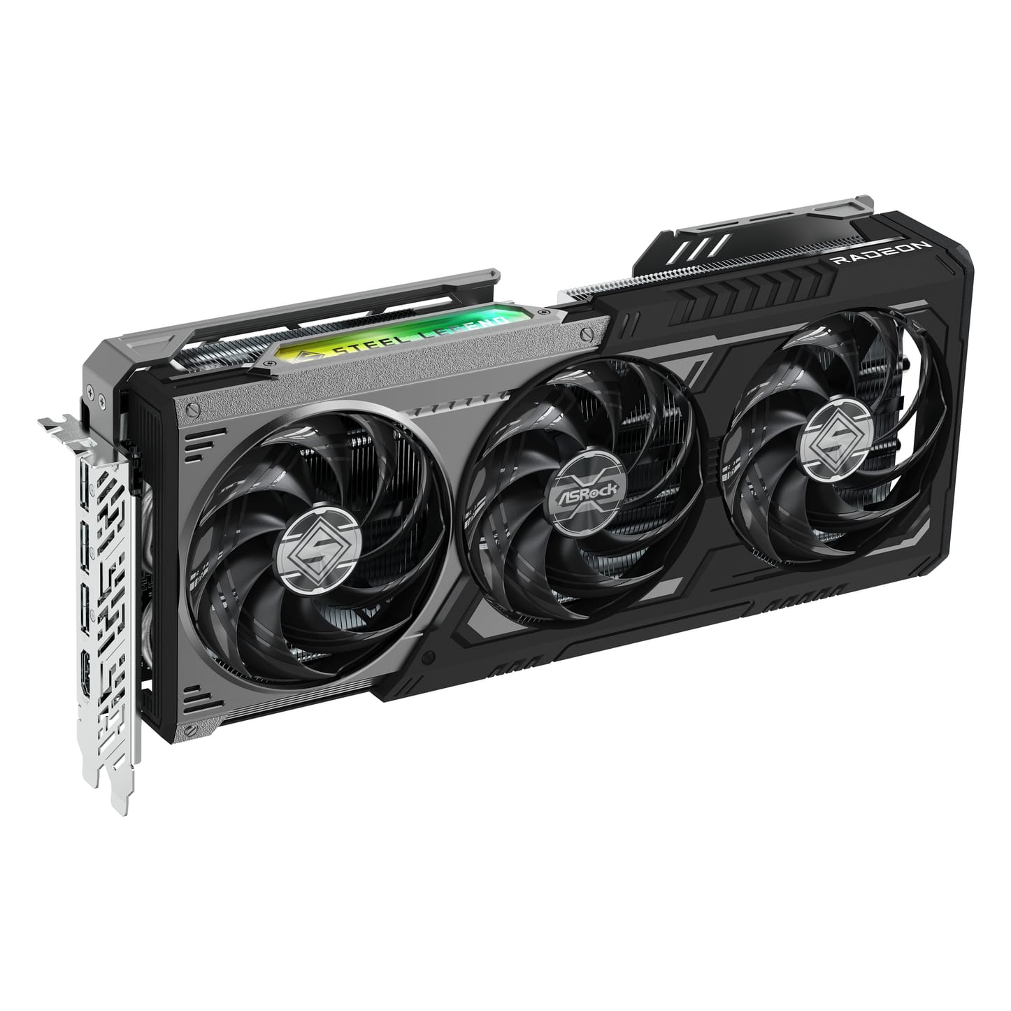 Asrock Radeon RX 9070 GRE Steel Legend Dark 12GB GDDR6 PCI-Express Graphics Card