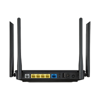 ASUS DSL-AC55U wireless router Gigabit Ethernet Dual-band (2.4 GHz / 5 GHz) 3G 4G Black