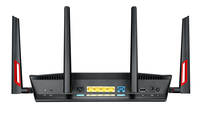 ASUS DSL-AC88U wireless router Gigabit Ethernet Dual-band (2.4 GHz / 5 GHz) Black