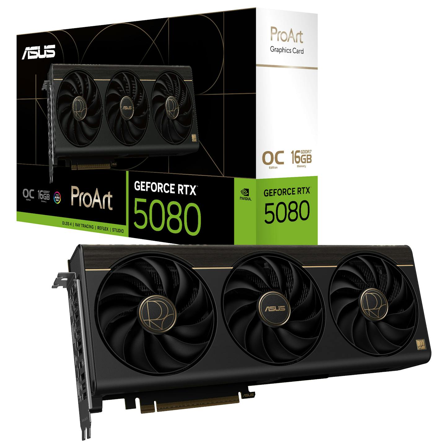 Asus GeForce RTX 5080 ProArt OC 16GB GDDR7 PCI-Express Graphics Card
