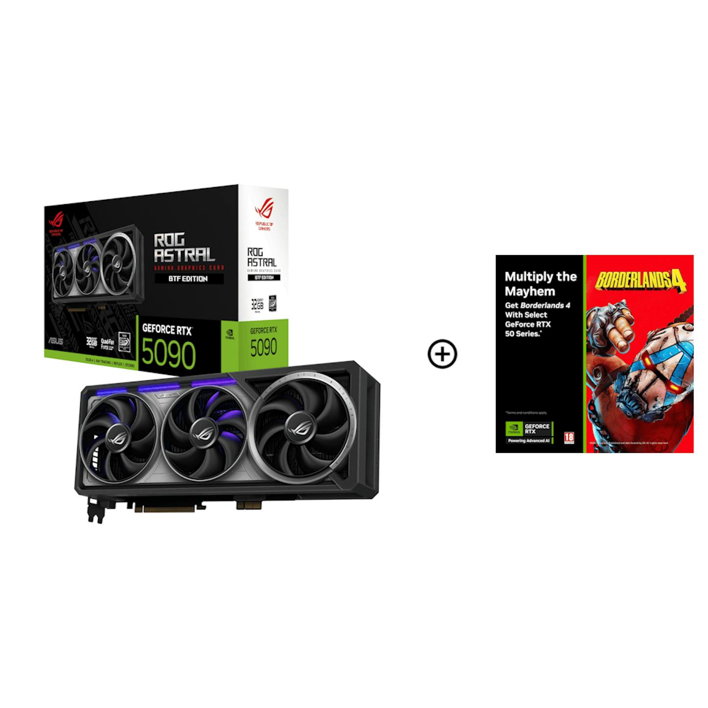 Asus GeForce RTX 5090 ROG Astral BTF 32GB GDDR7 PCI-Express Graphics Card