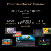 ASUS ProArt P16 H7606WR-SE004W Copilot+ PC AMD Ryzen AI 9 HX 370 Laptop 40.6 cm (16