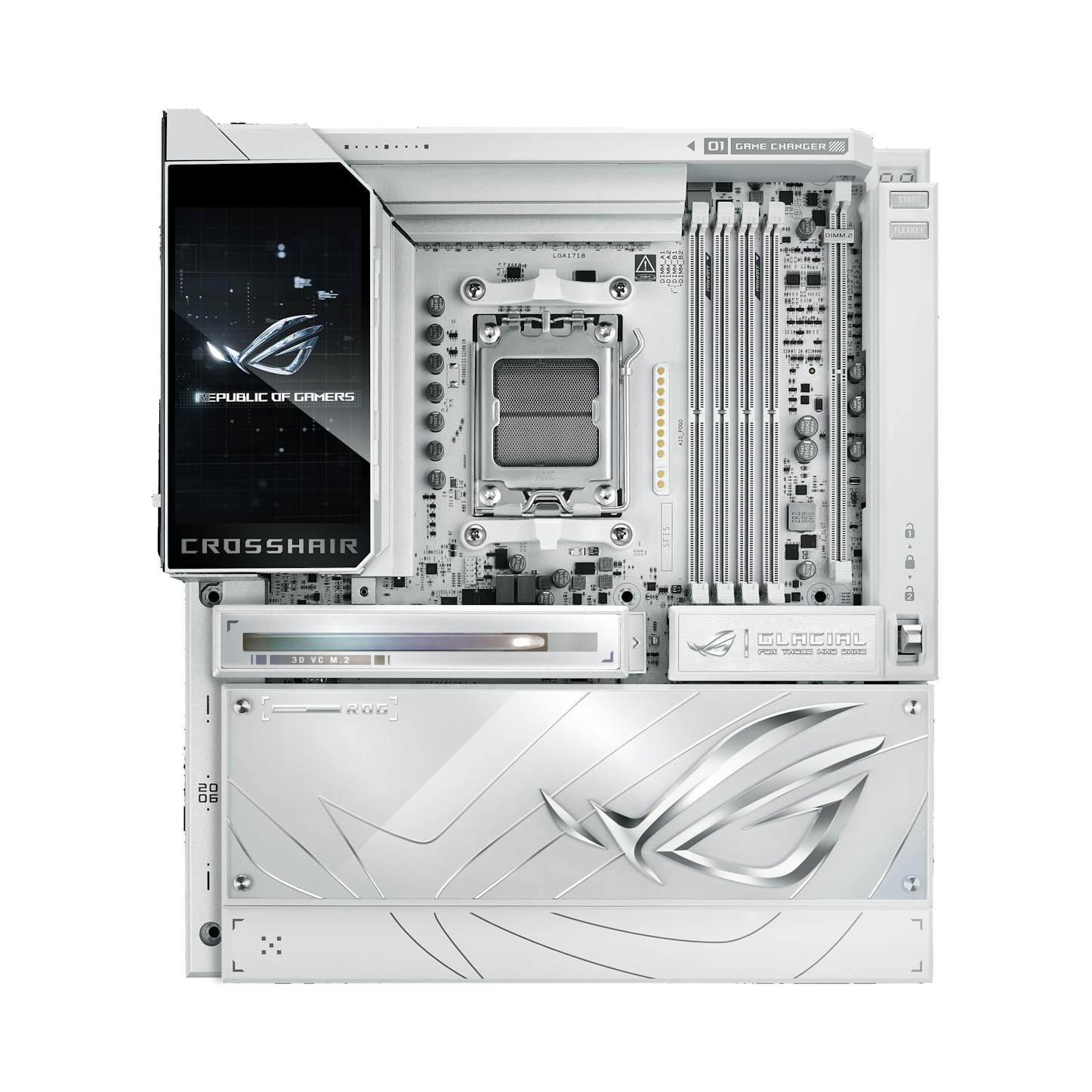 Asus ROG Crosshair X870E Glacial (Socket AM5) DDR5 E-ATX Motherboard