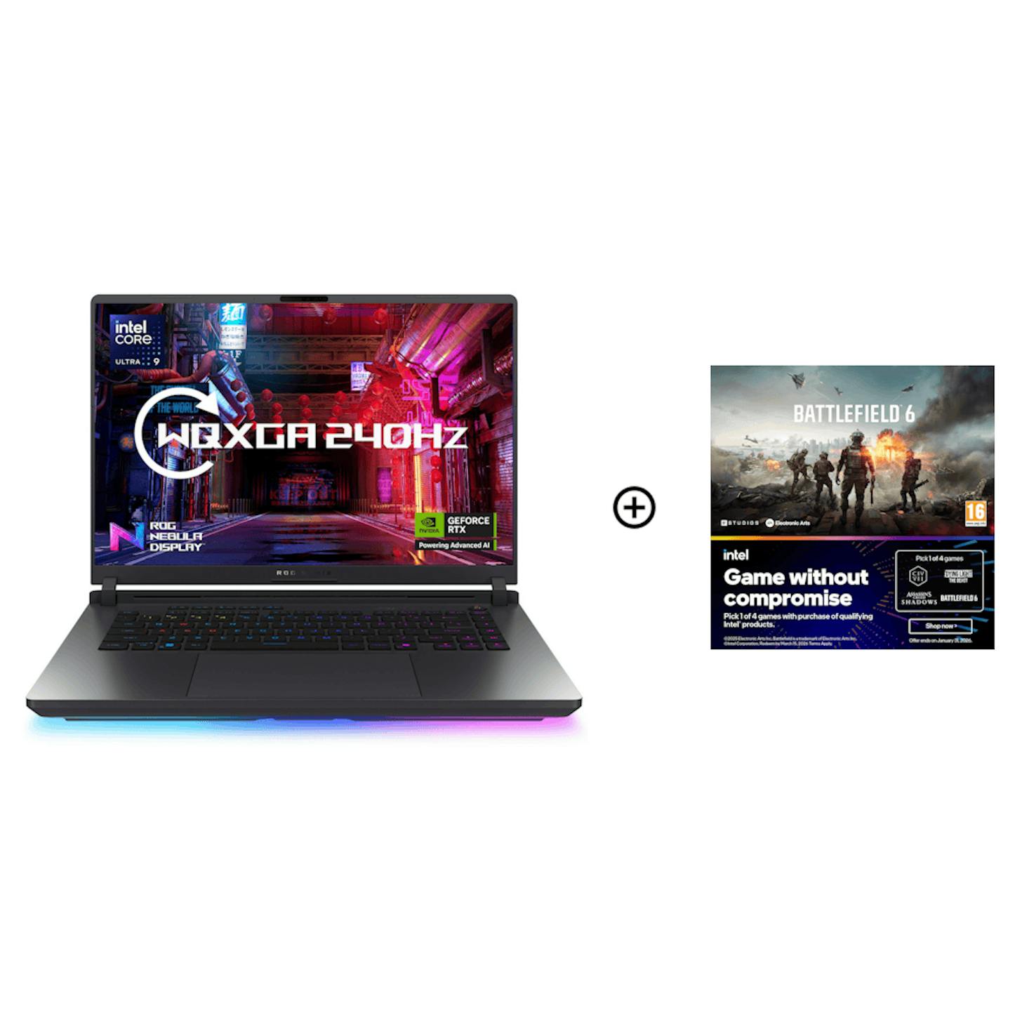 ASUS ROG Strix G16 NVIDIA RTX 5080 32GB 16.0