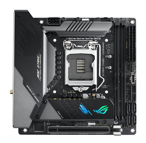 ASUS ROG STRIX Z490-I GAMING Intel Z490 LGA 1200 mini ITX