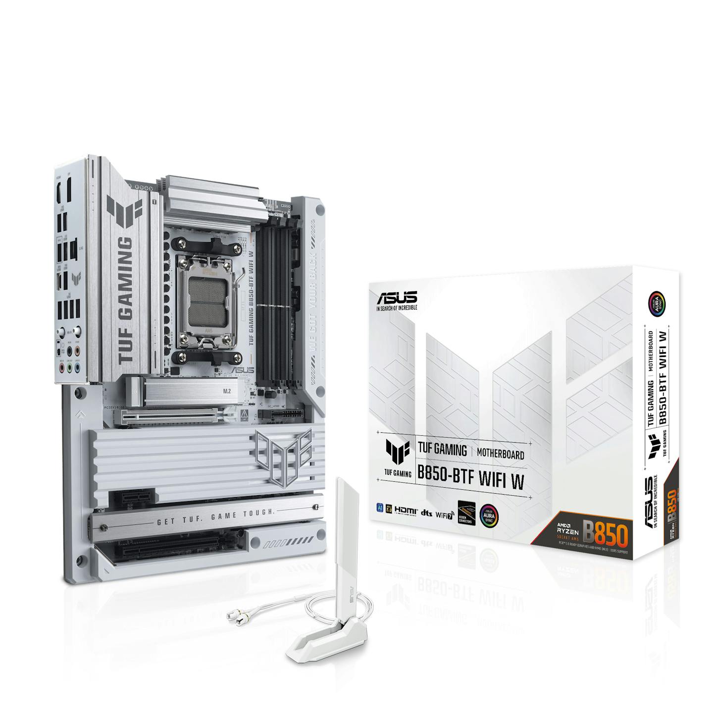 Asus TUF GAMING B850-BTF WIFI White (Socket AM5) DDR5 ATX Motherboard