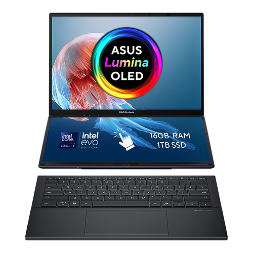 ASUS Zenbook Duo UX8406CA-QL135W Intel Core Ultra 7 255H Hybrid (2-in-1) 35.6 cm (14