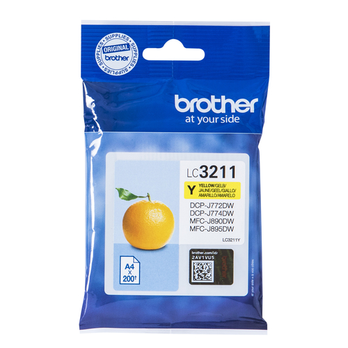 Brother LC-3211Y ink cartridge Original Standard Yield Yellow