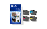 Brother LC422VALDR ink cartridge 4 pc(s) Original Standard Yield Black, Cyan, Magenta, Yellow