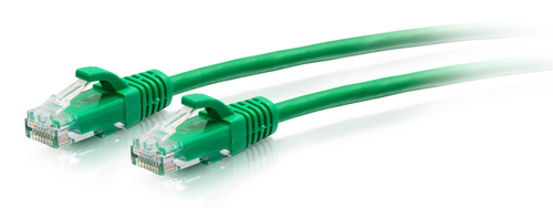 C2G 3m Cat6a Snagless Unshielded (UTP) Slim Ethernet Patch Cable - Green