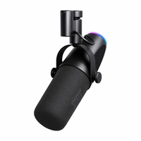 CHERRY NGALE X Black Podcast microphone