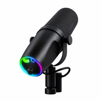 CHERRY NGALE X Black Podcast microphone