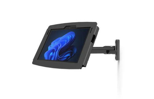 Compulocks Surface Pro 8-9 Space Enclosure Swing Wall Mount Black