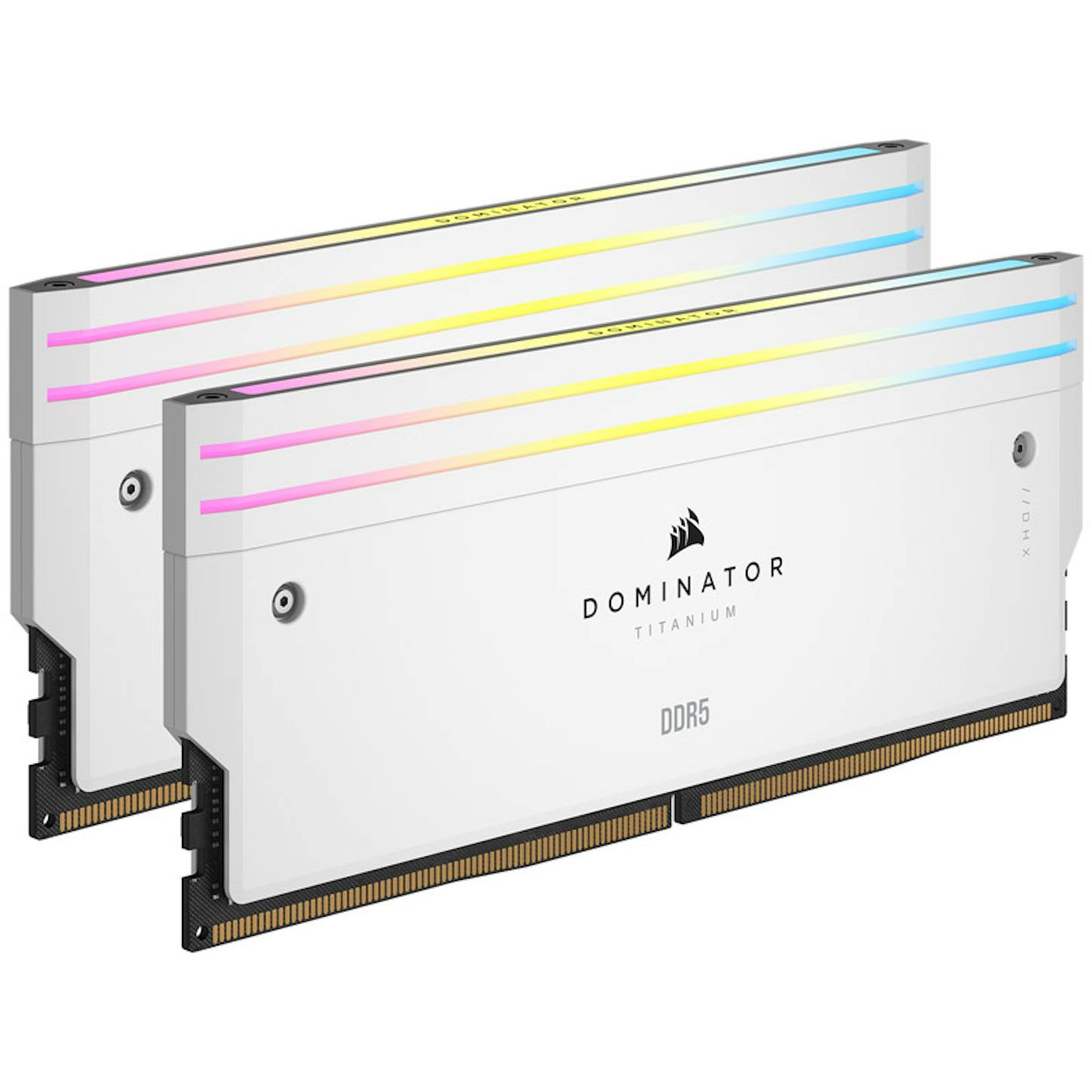 Corsair Dominator Titanium XMP 64GB (2X32GB) DDR5 C30 6000MHz Dual Channel Kit - White