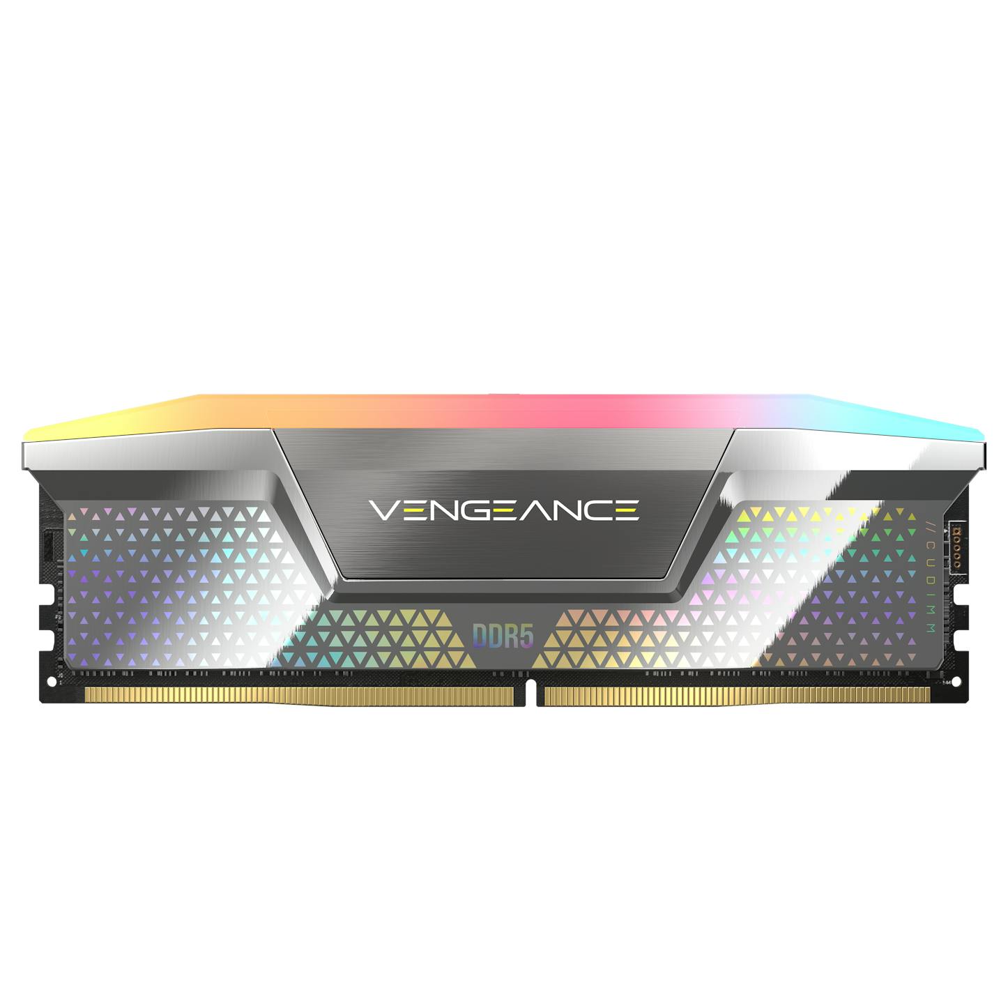 Corsair Vengeance RGB DDR5 CUDIMM 48GB (2 x 24GB) DDR5 8000MHz C38 Dual Channel Kit - Silver