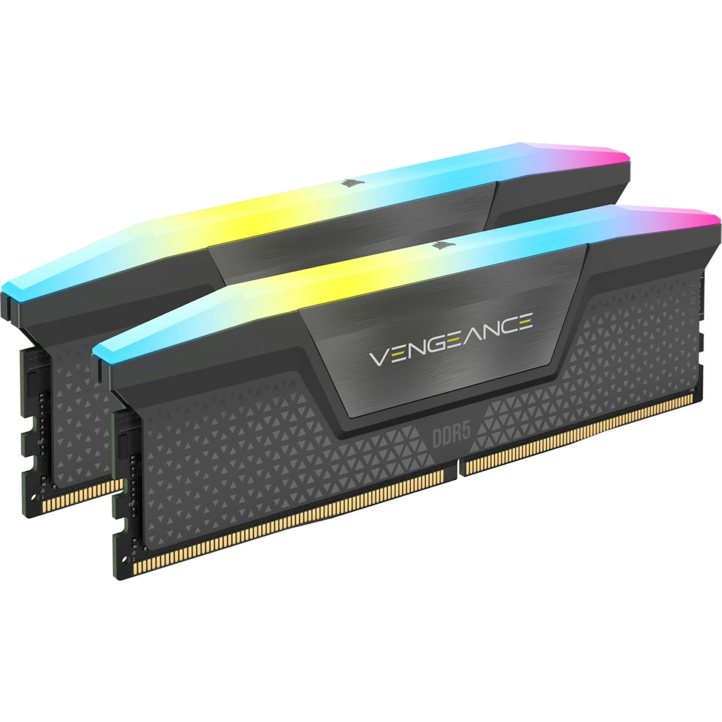 Corsair Vengeance RGB EXPO 64GB (2X32GB) DDR5 PC5-44800C40 5600MHz Dual Channel Kit - Black (CMH64GX5M2B5600Z40K)