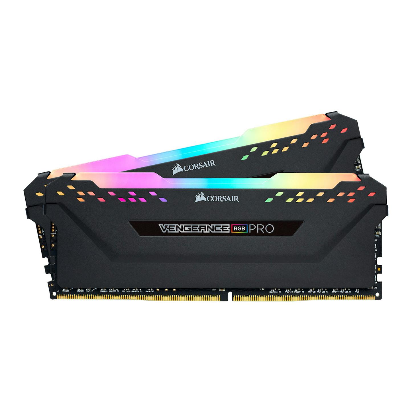 Corsair Vengeance RGB Pro 32GB (2x16GB) DDR4 PC4-25600C18 3600MHz Dual Channel Kit (CMW32GX4M2D3600C18)