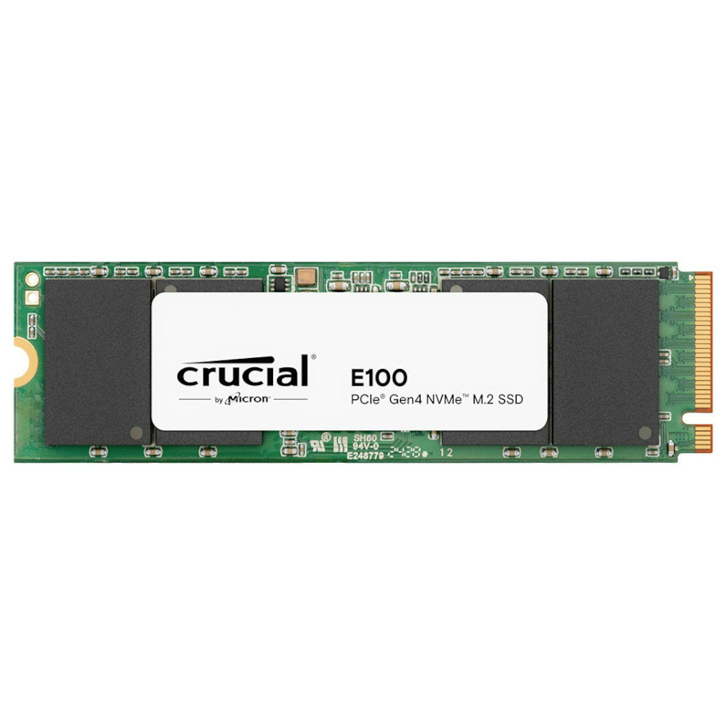 Crucial E100 480GB NVMe PCIe 4.0 M.2 Solid State Drive