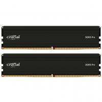 Crucial Pro 128GB (2x64GB) DDR5 PC5-48000C46 5600MHz UDIMM Dual Channel Kit - Black