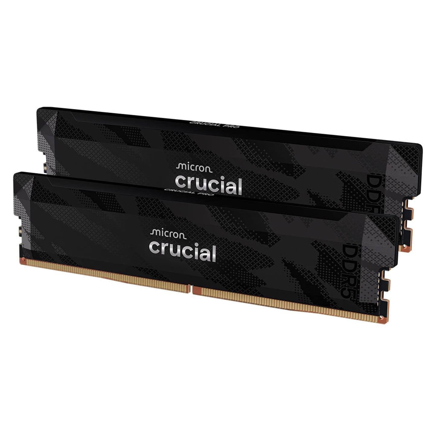Crucial Pro OC 32GB (2x16GB) DDR5 PC5-48000C32 6400MHz Dual Channel Kit - Black