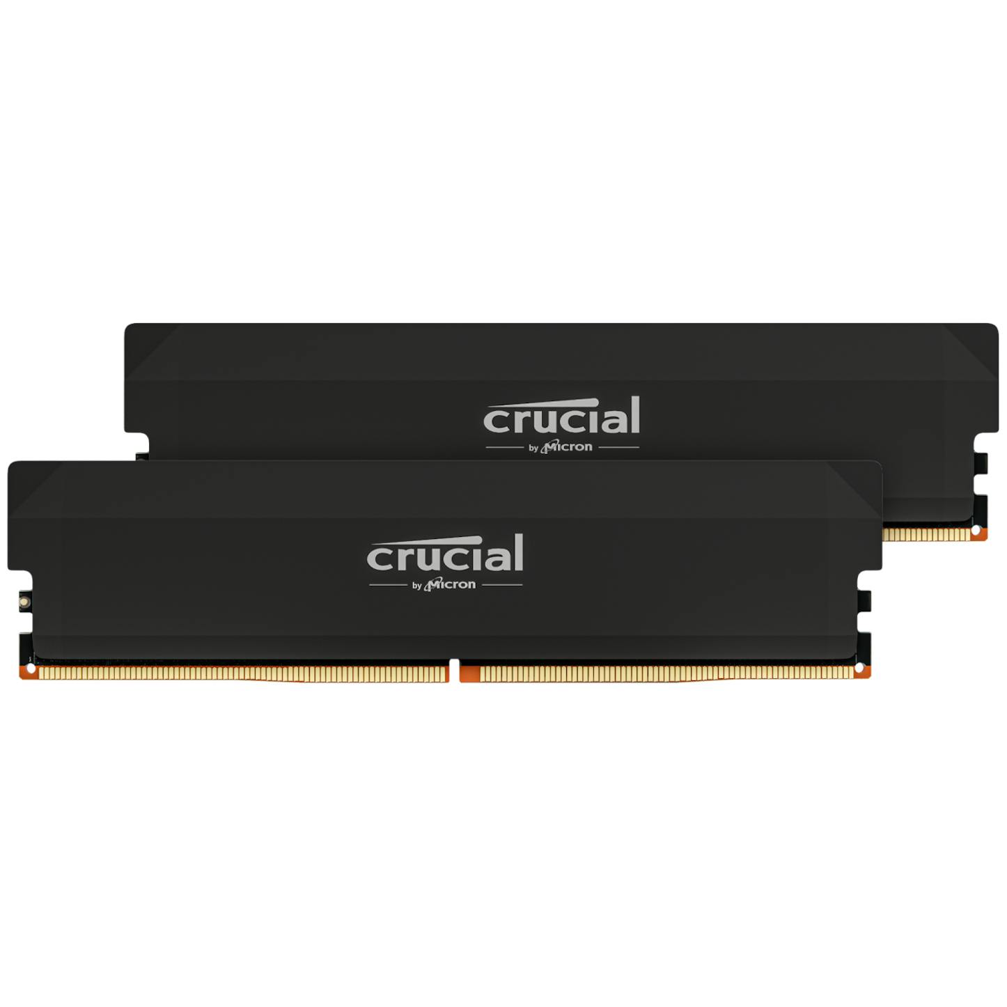 Crucial Pro OC 64GB (2x32GB) DDR5 PC5-48000C40 6000MHz UDIMM Dual Channel Kit - Black