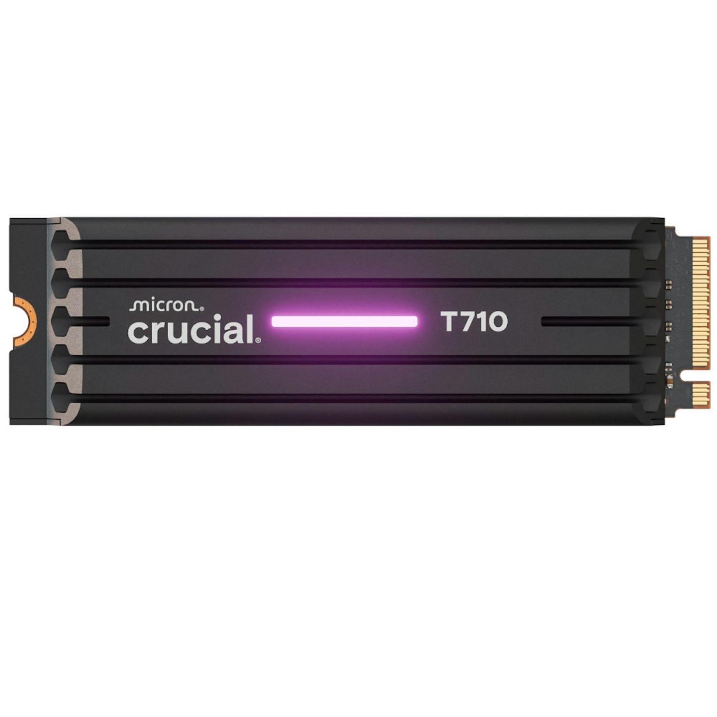 Crucial T710 2TB NVMe PCIe 5.0 M.2 Solid State Drive with Heatsink