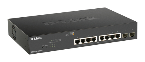 D-Link DGS-1100-10MPV2 10-Port PoE+Gigabit Smart Managed Switch