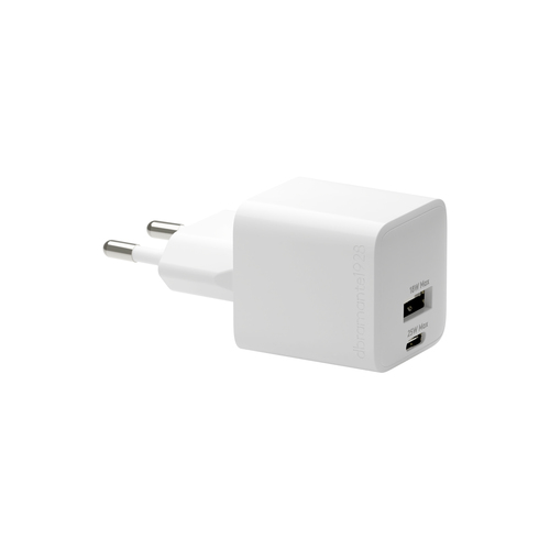 dbramante1928 re-charge Pro - EU Wall Charger USBC25W+USBA18W-W