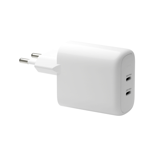 dbramante1928 re-charge Pro - EU Wall Charger - 2x USB-C 30W - W