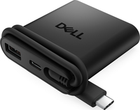 DELL DA225 Wired USB 3.2 Gen 1 (3.1 Gen 1) Type-C Black