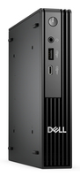 DELL Pro QCM1250 Intel® Core™ i3 i3-14100T 8 GB DDR5-SDRAM 512 GB SSD Windows 11 Pro Micro PC Mini PC Black
