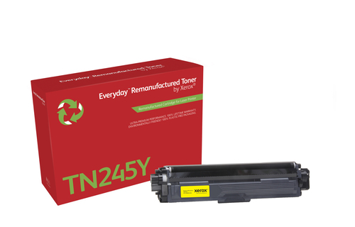 Everyday ™ Yellow Remanufactured Toner by Xerox compatible with Brother TN245Y, High capacity
