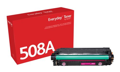 Everyday ™ Magenta Toner by Xerox compatible with HP 508A (CF363A/ CRG-040M), Standard capacity