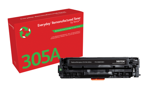 Everyday ™ Black Toner by Xerox compatible with HP 305A (CE410A), Standard capacity