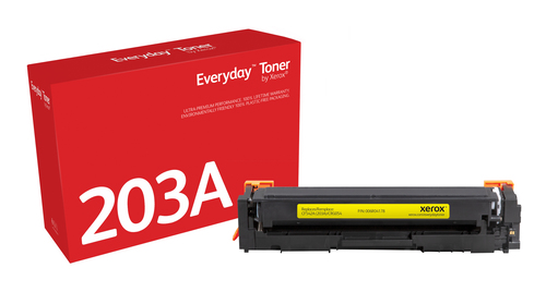 Everyday ™ Yellow Toner by Xerox compatible with HP 202A (CF542A/CRG-054Y), Standard capacity