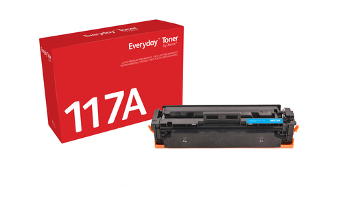 Everyday Cyan Toner compatible with HP 117A (W2071A), Standard Yield
