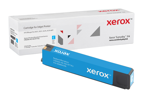 Everyday ™ Cyan Toner by Xerox compatible with HP 971XL (CN626AE CN626A CN626AM), High capacity