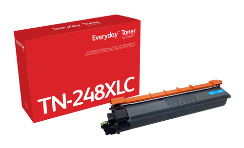 Everyday ™ Cyan Toner by Xerox compatible with Brother TN248XLC, High capacity