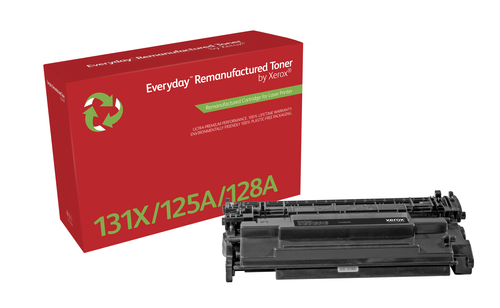 Everyday Remanufactured Black Toner by Xerox replaces HP 131X (CF210X), High Capacity