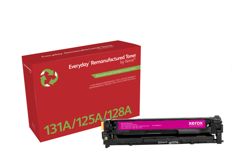 Everyday Remanufactured Magenta Toner by Xerox replaces HP 131A (CF213A), Standard Capacity