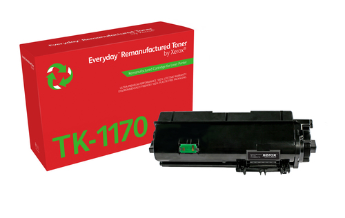 Everyday Remanufactured Everyday™ Black Remanufactured Toner by Xerox compatible with Kyocera TK-1170, Standard capacity
